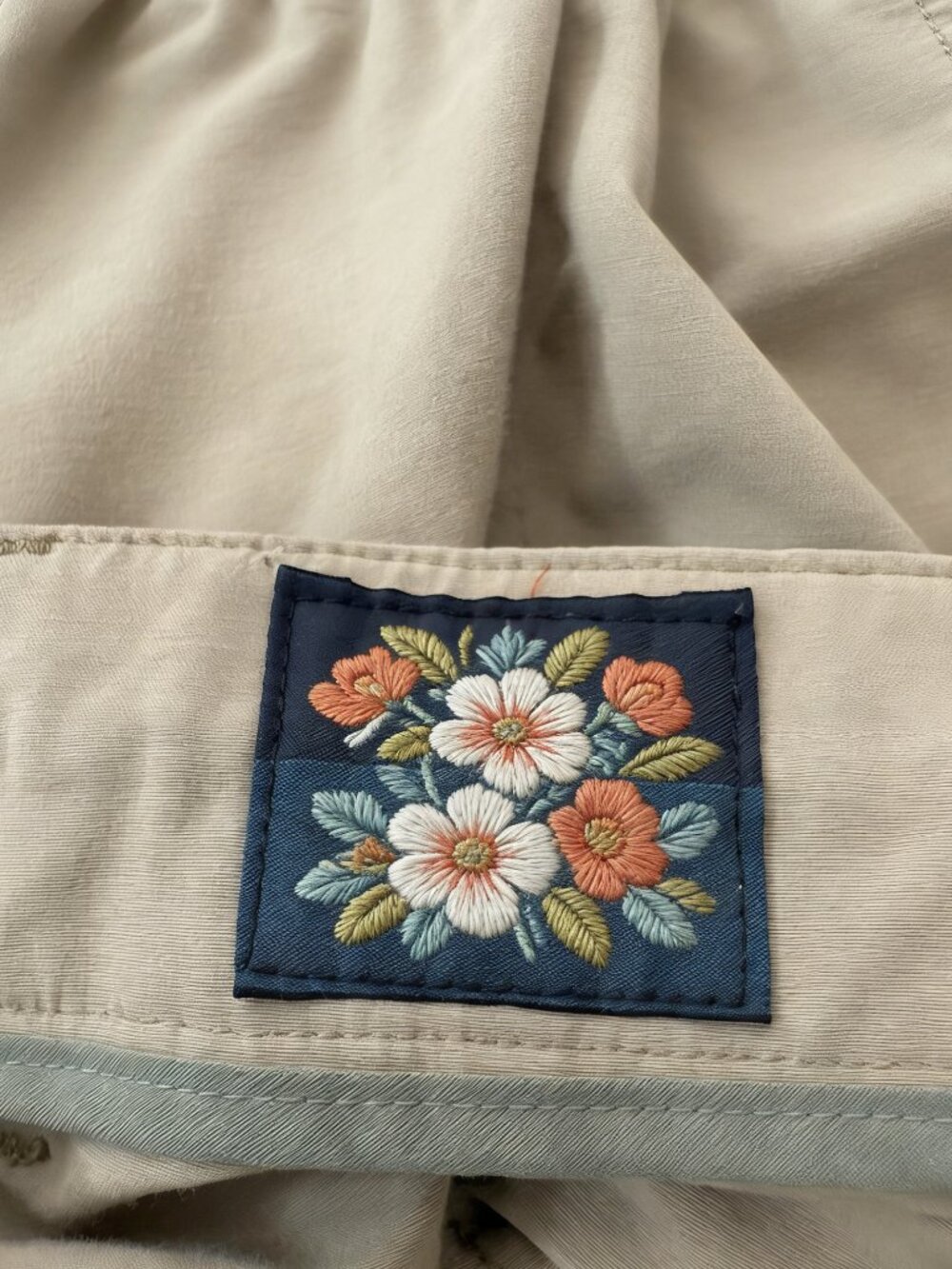 Faherty All Day Shorts Mens Size 34 Beige Stretch Casual Chino Lightweight - Picture 5 of 5